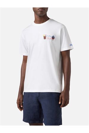 T-Shirt Portofino Man In Cotone Con Stampa Frontale MC2 SAINT BARTH | T-shirt | POT000100321L